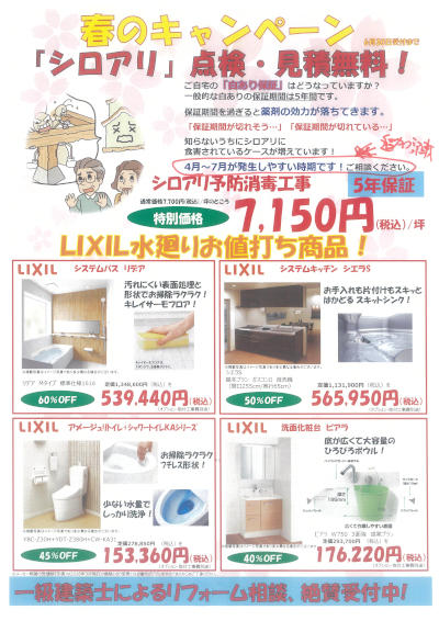 春のキャンペーン