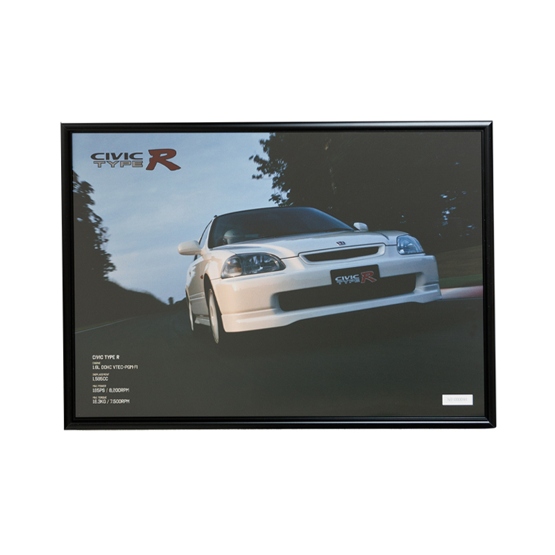 【初代CIVIC TYPE R】A3 フレーム入りポスター(ZBD12CV247A02)