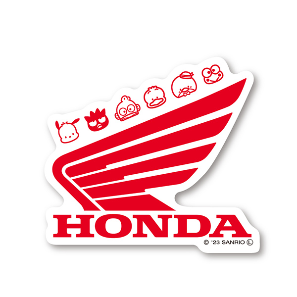 【はぴだんぶい×Super Cub】ダイカットステッカー Hondaロゴ