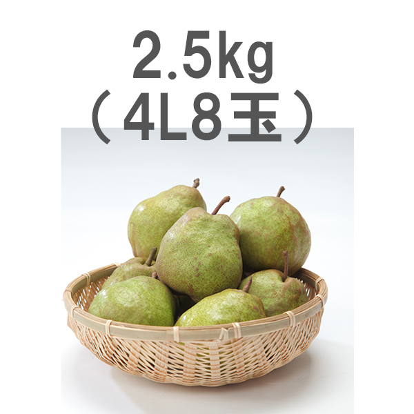 （販売期間：11/29（金）12時まで）【産地直送】ラ・フランス2.5kg（4L8玉）